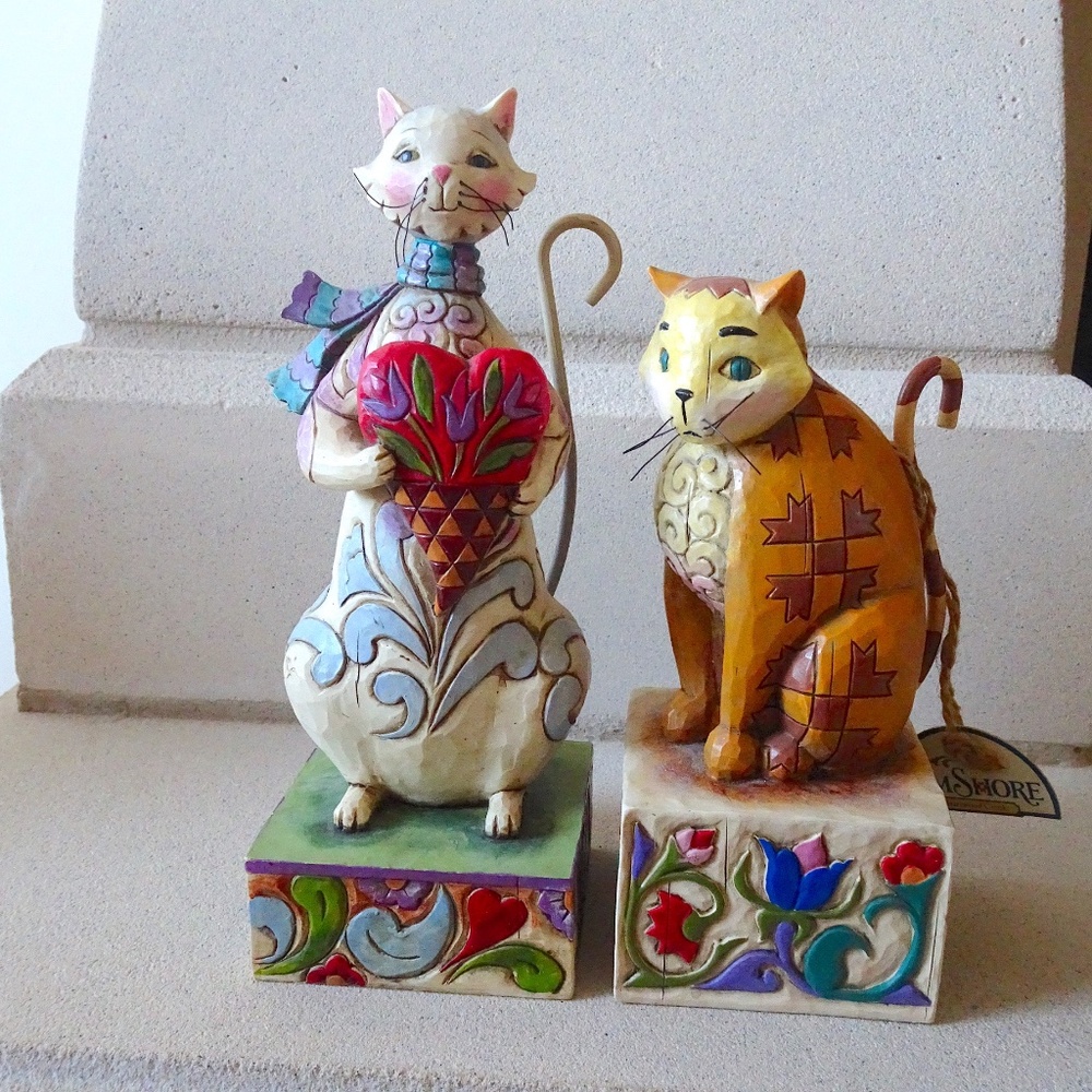 Jim Shore Heartwood Creek Jasper Cat Figurine Decor - Retired, Collectible! - Picture 5 of 10